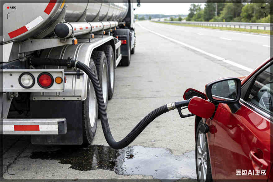 康保汽车救援送水案例